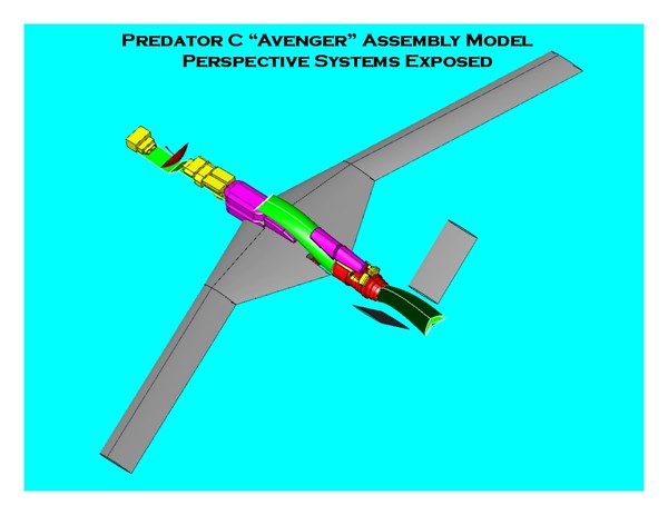 3d model predator c avenger - Predator C Avenger -3dm.zip, 3ds.zip, dwg.zip by RodgerSaintJohn